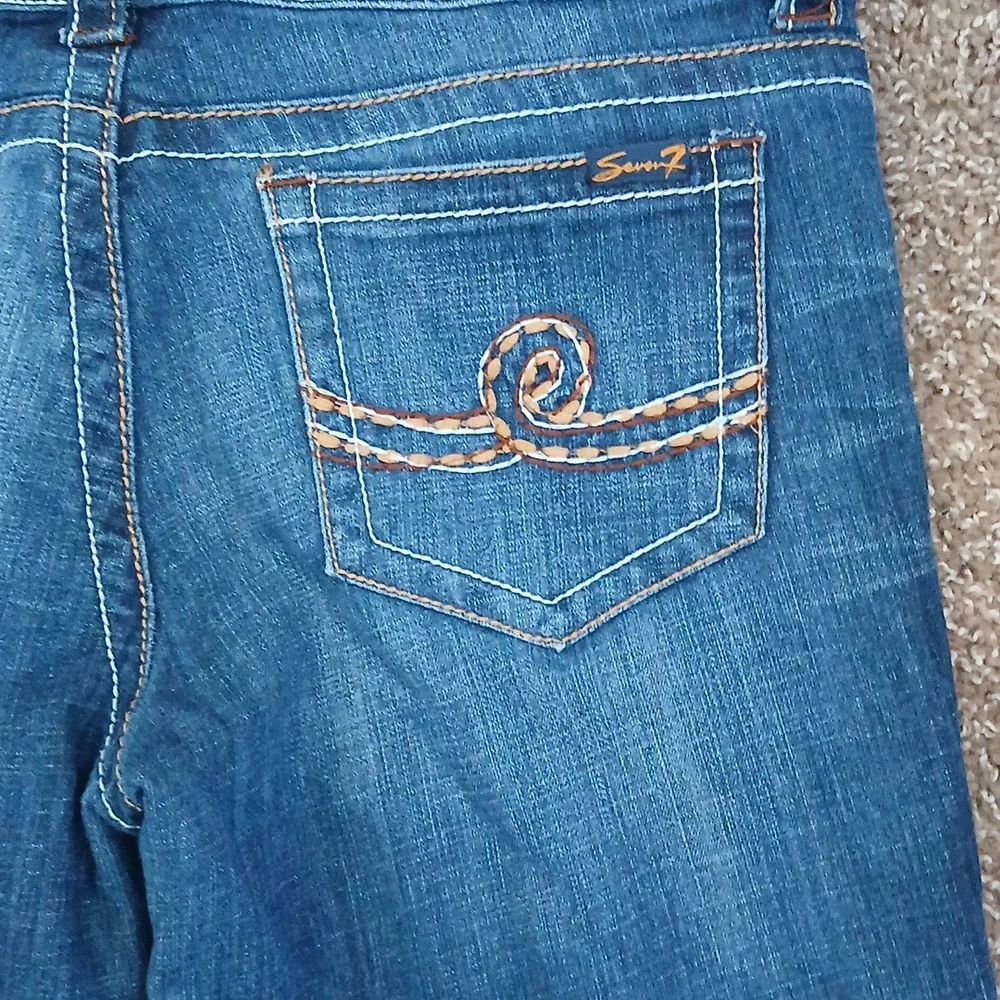 Seven7  denim bootcut jeans size 31 - Picture 7 of 15